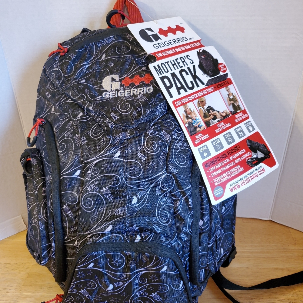 NWT GEIGERRIG MOTHERS PACK DIAPER BAG
